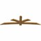Ekena Millwork Davenport Timber Gable Bracket, Western Red Cedar, 108"W x 31 1/2"H x 2"D x 6"F, 7/12 Pitch GBW108X31X0206DAV00RWR - alternate 2